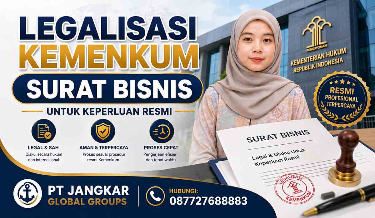 Legalisasi Kemenkum Surat Bisnis untuk Keperluan Resmi