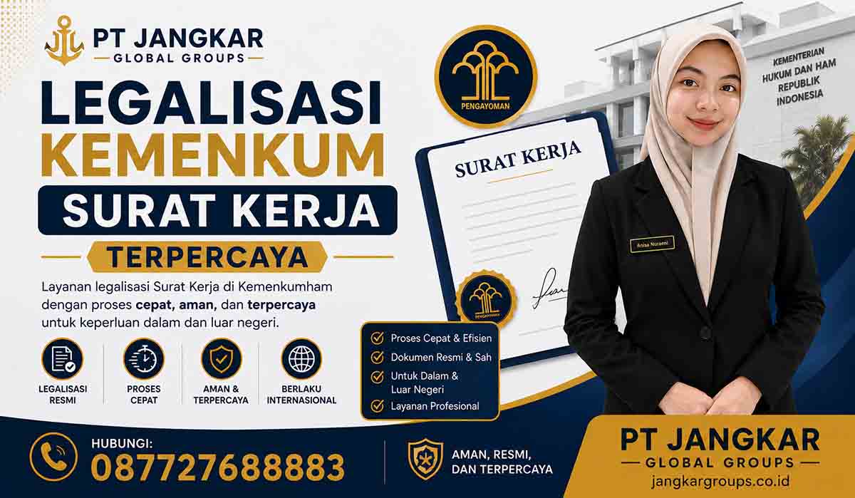 Legalisasi Kemenkum Surat Kerja Terpercaya