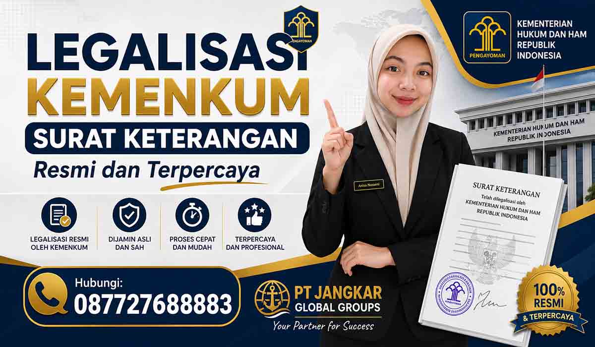 Legalisasi Kemenkum Surat Keterangan Resmi dan Terpercaya