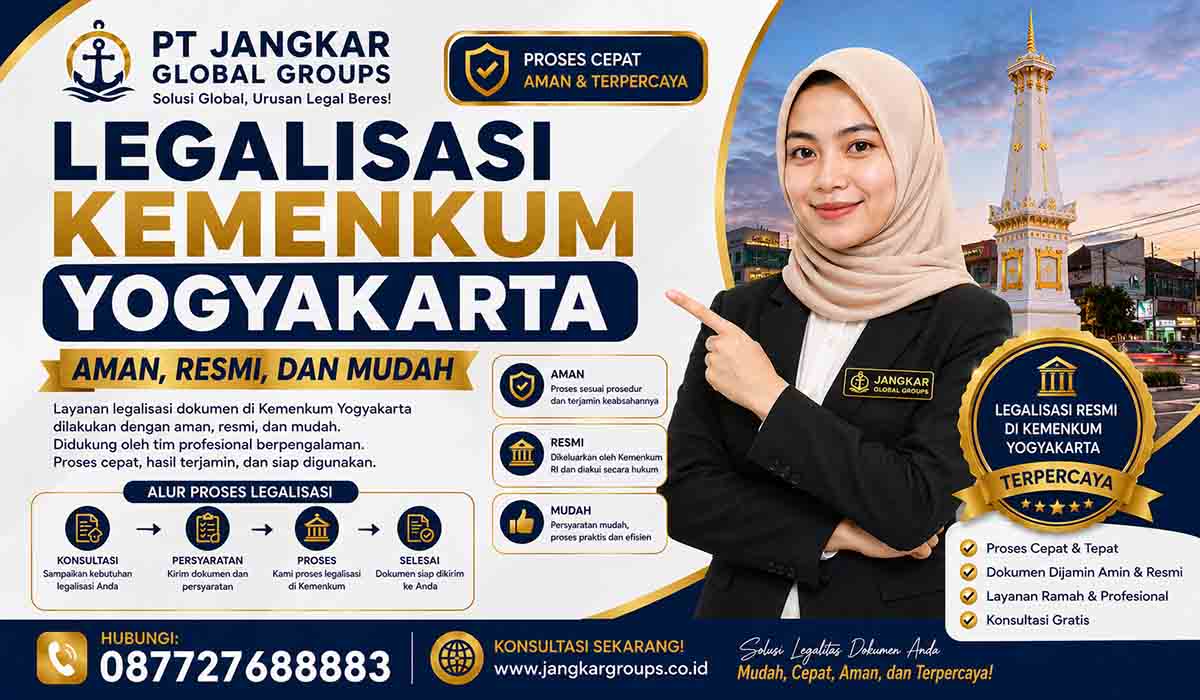 Legalisasi Kemenkum Yogyakarta Aman, Resmi, dan Mudah