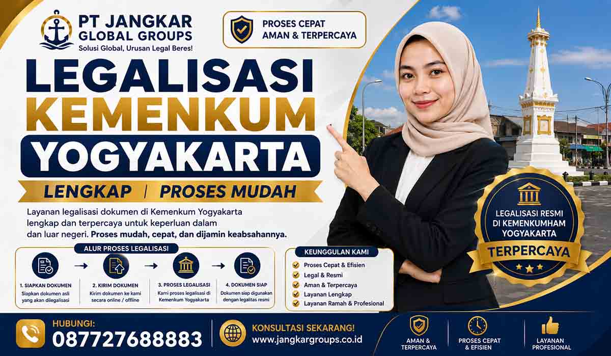 Legalisasi Kemenkum Yogyakarta Lengkap Proses Mudah