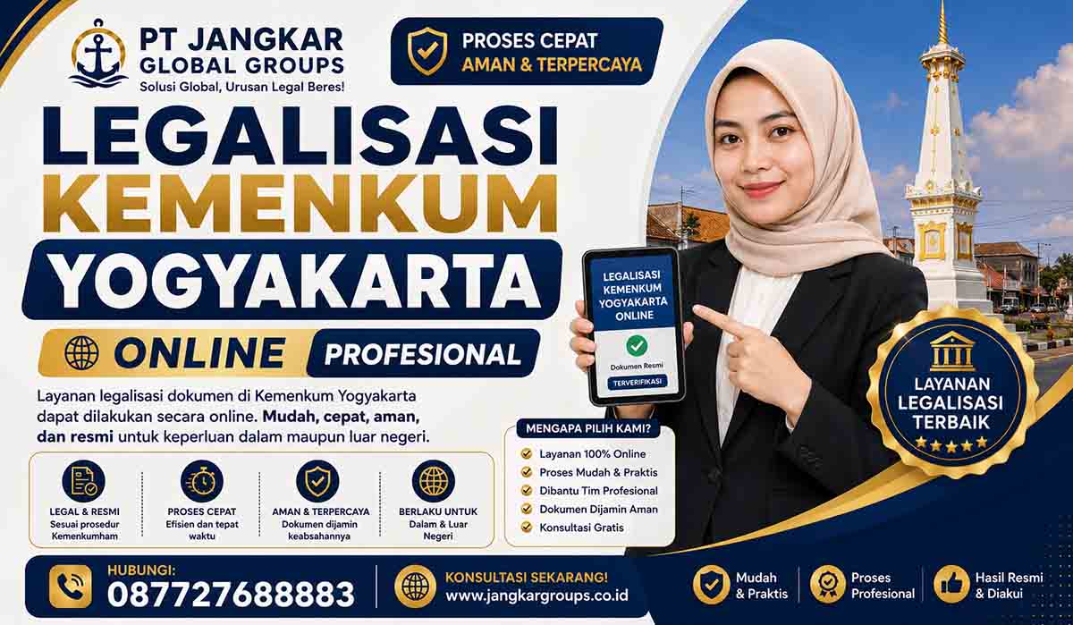 Legalisasi Kemenkum Yogyakarta Online Profesional