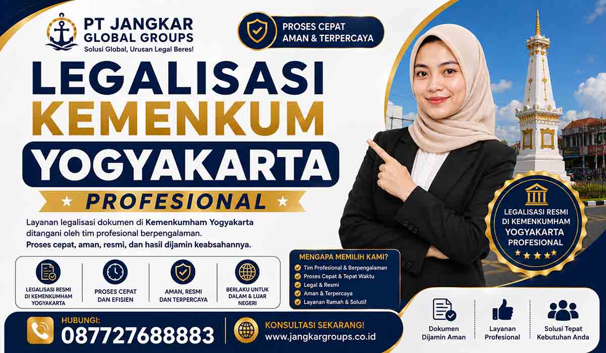 Legalisasi Kemenkum Yogyakarta Profesional