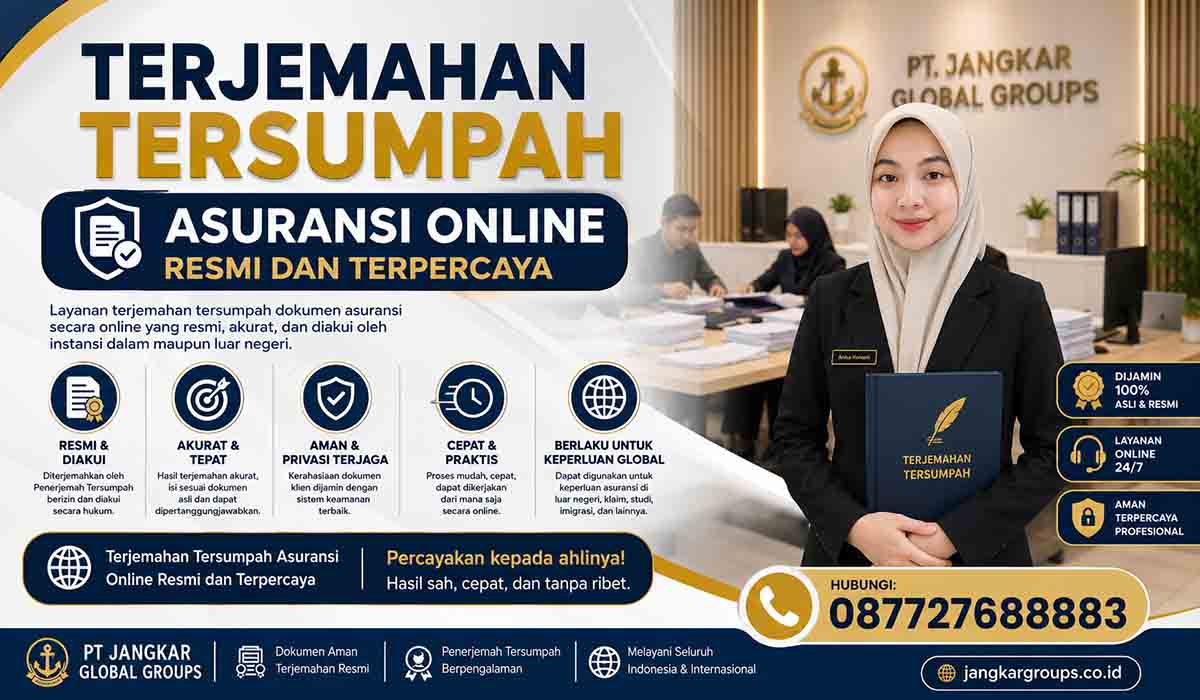 Terjemahan Tersumpah Asuransi Online Resmi dan Terpercaya