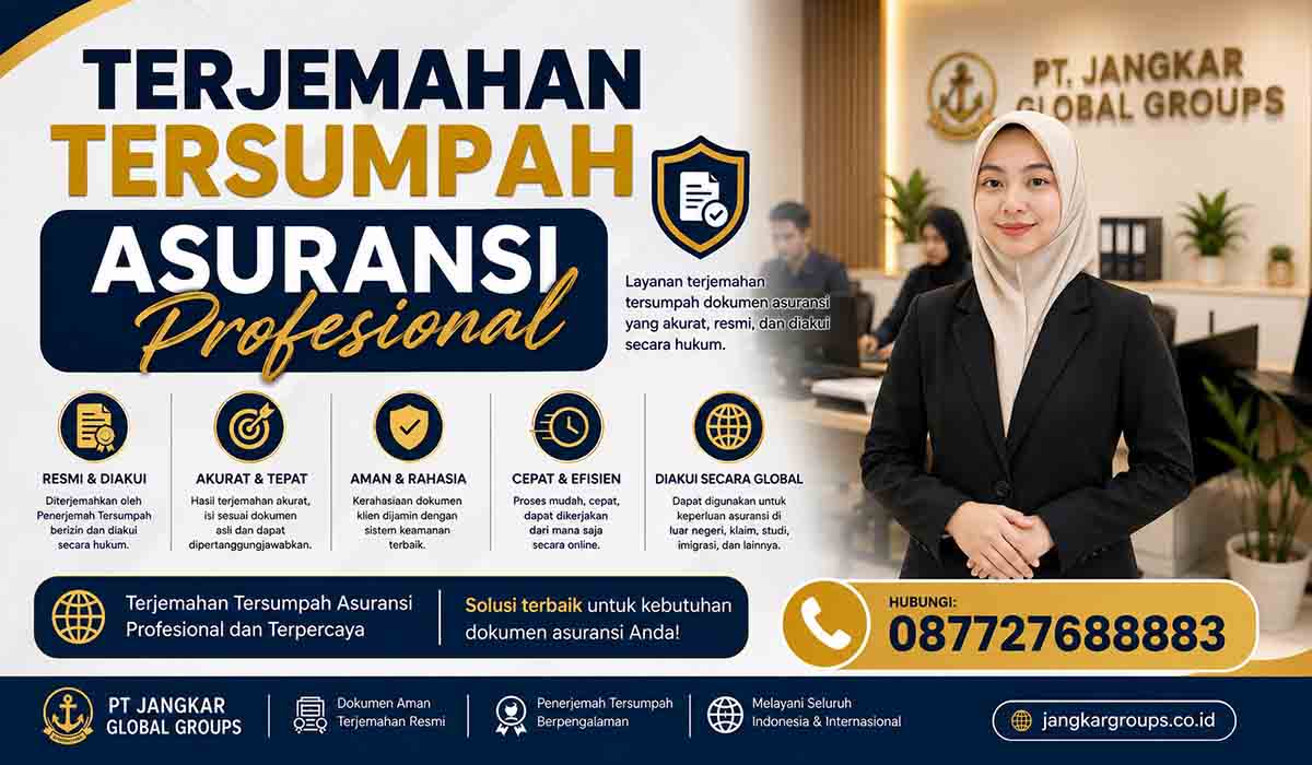 Terjemahan Tersumpah Asuransi Profesional