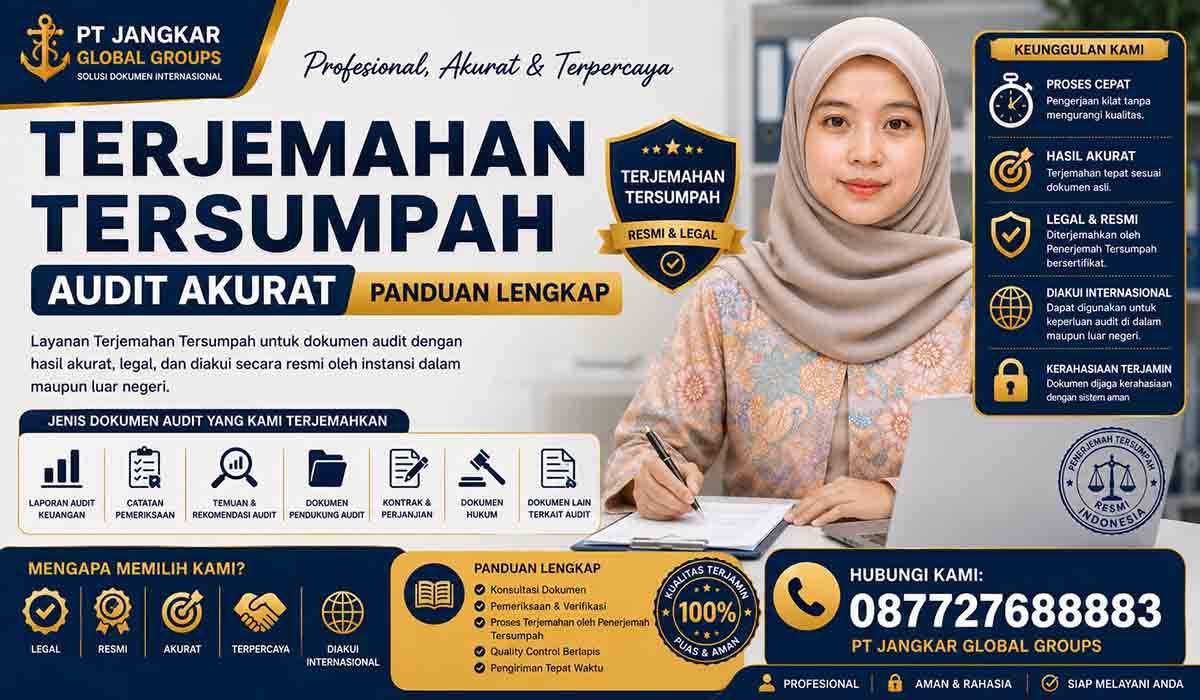 Terjemahan Tersumpah Audit Akurat Panduan Lengkap