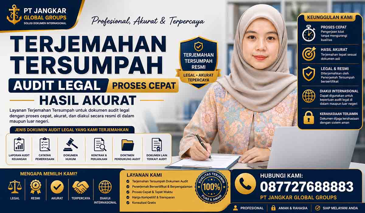 Terjemahan Tersumpah Audit Legal Proses Cepat Hasil Akurat