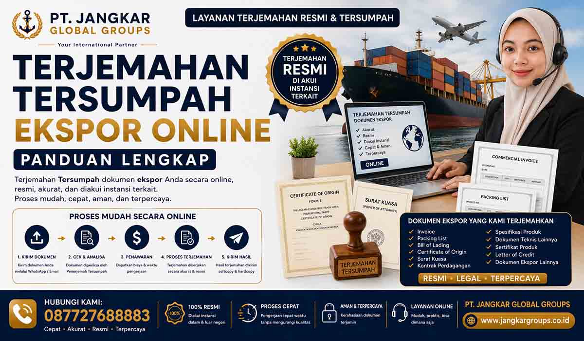 Terjemahan Tersumpah Ekspor Online Panduan Lengkap