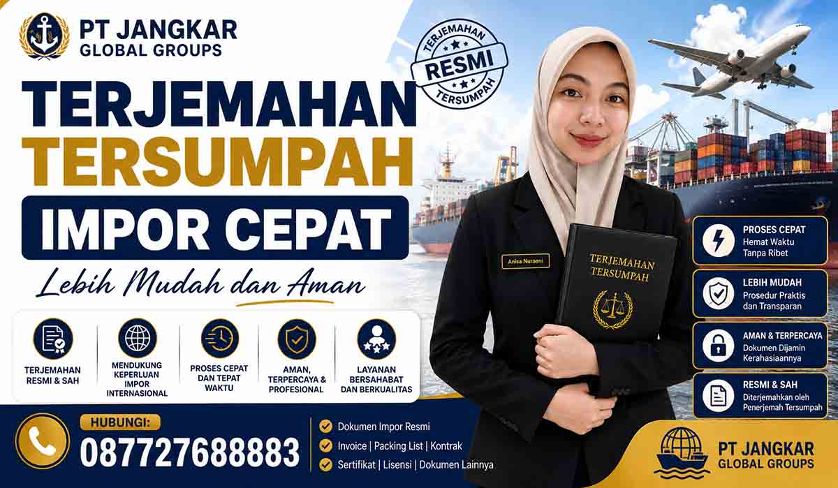 Terjemahan Tersumpah Impor Cepat Lebih Mudah dan Aman