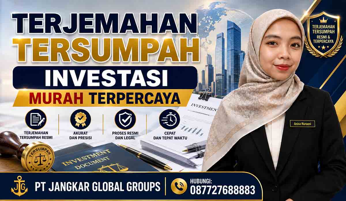 Terjemahan Tersumpah Investasi Murah Terpercaya