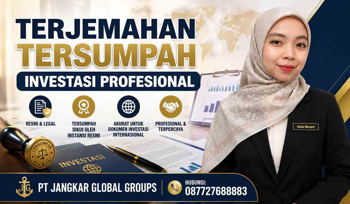 Terjemahan Tersumpah Investasi Profesional