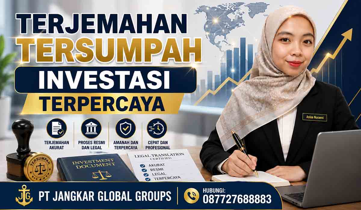 Terjemahan Tersumpah Investasi Terpercaya