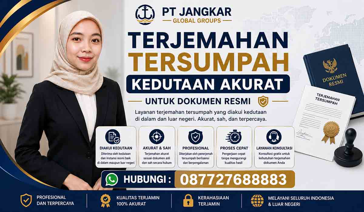 Terjemahan Tersumpah Kedutaan Akurat untuk Dokumen Resmi