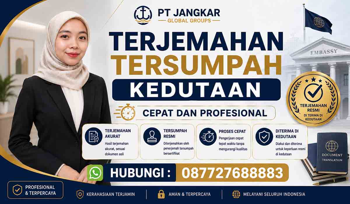 Terjemahan Tersumpah Kedutaan Cepat dan Profesional
