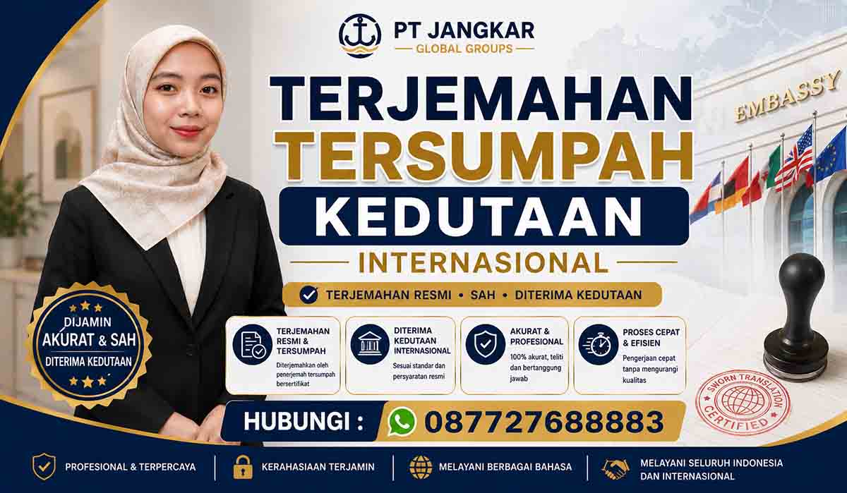 Terjemahan Tersumpah Kedutaan Internasional