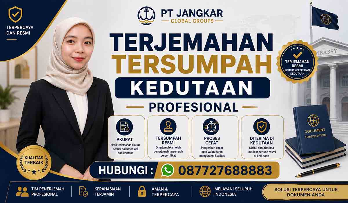 Terjemahan Tersumpah Kedutaan Profesional
