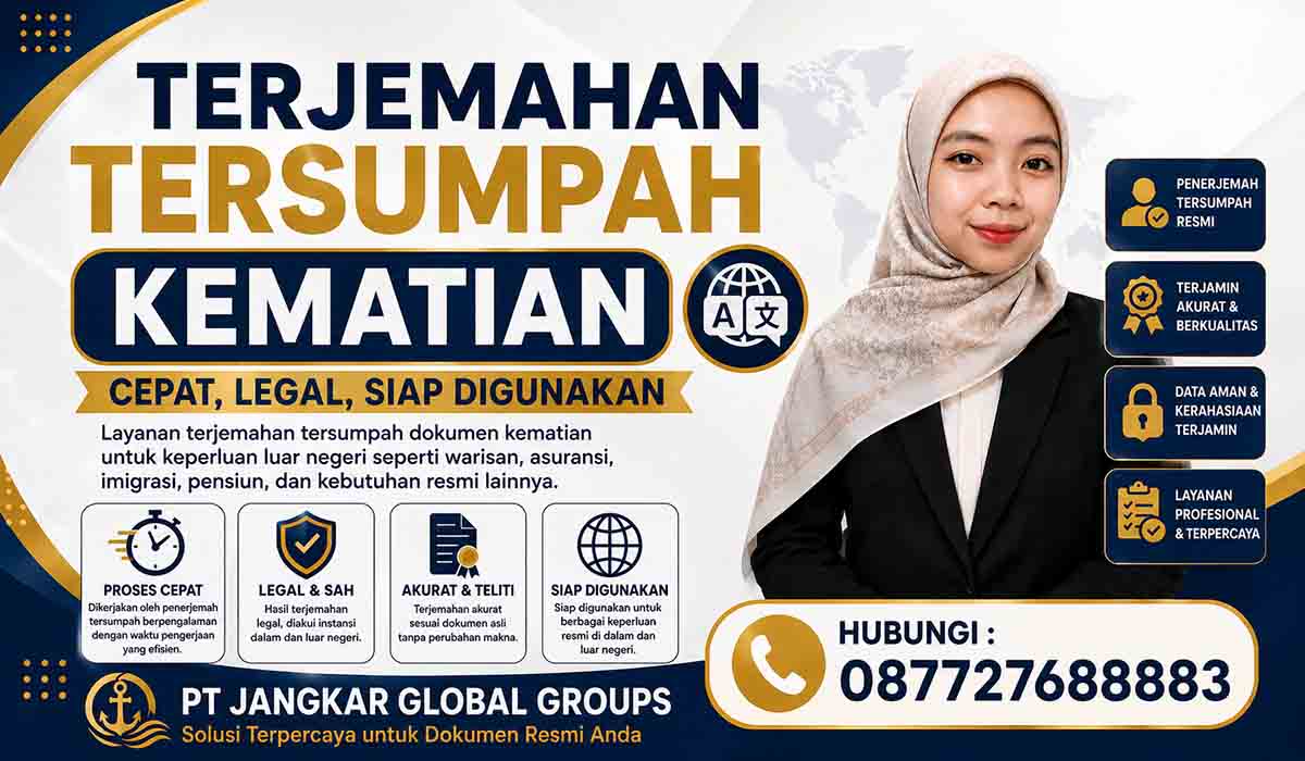 Terjemahan Tersumpah Kematian Cepat, Legal, Siap Digunakan