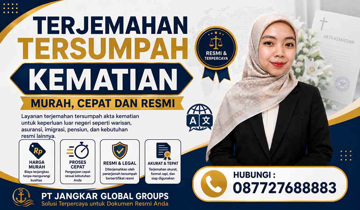 Terjemahan Tersumpah Kematian Murah, Cepat dan Resmi