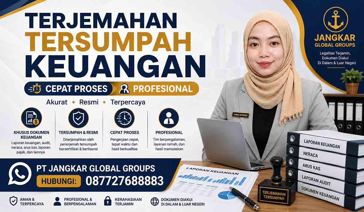 Terjemahan Tersumpah Keuangan Cepat Proses Profesional