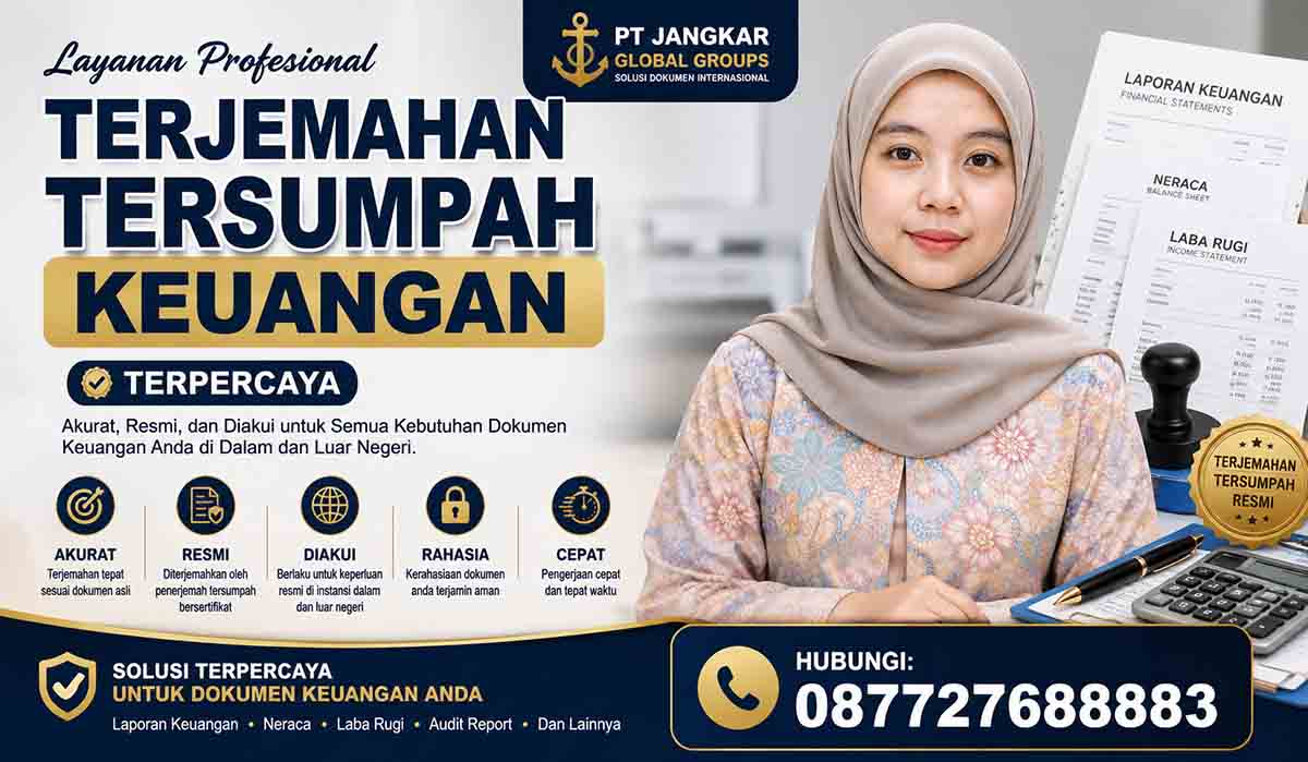 Terjemahan Tersumpah Keuangan Terpercaya