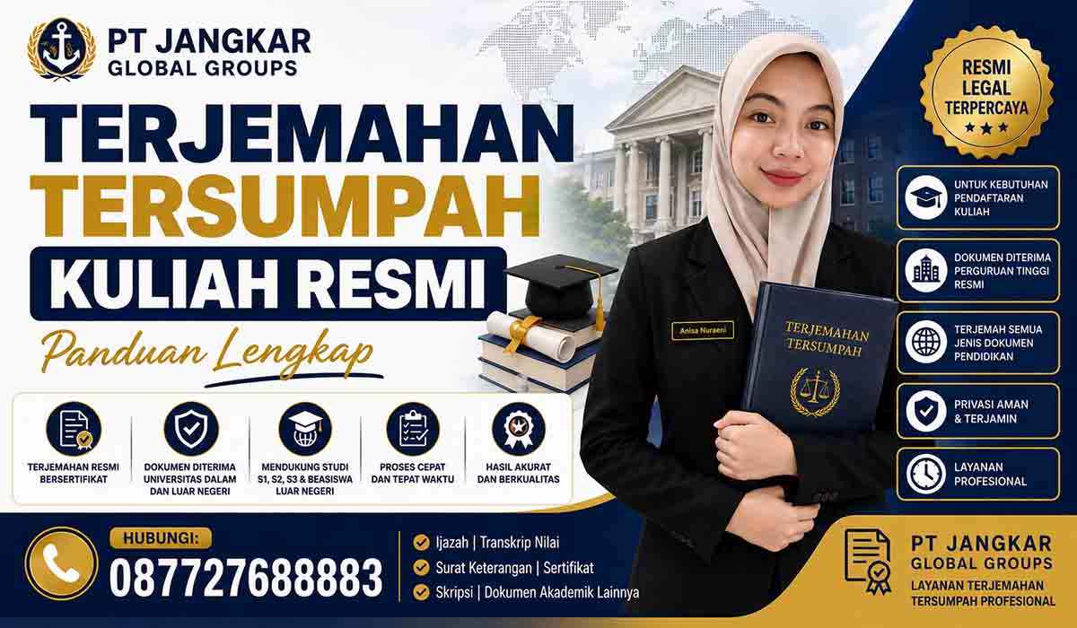 Terjemahan Tersumpah Kuliah Resmi Panduan Lengkap