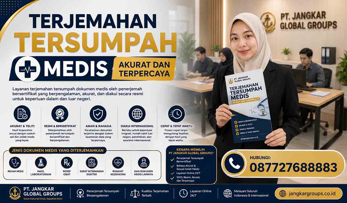 Terjemahan Tersumpah Medis Akurat dan Terpercaya