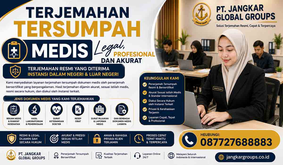 Terjemahan Tersumpah Medis Legal Profesional dan Akurat