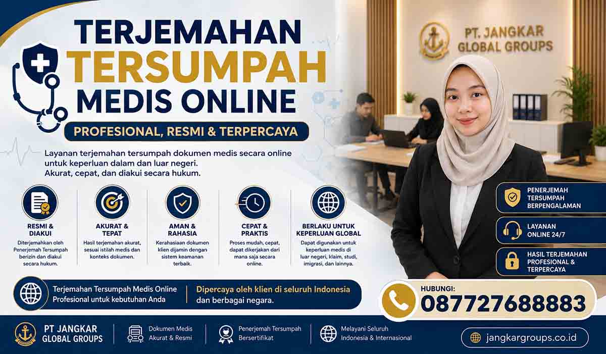 Terjemahan Tersumpah Medis Online Profesional