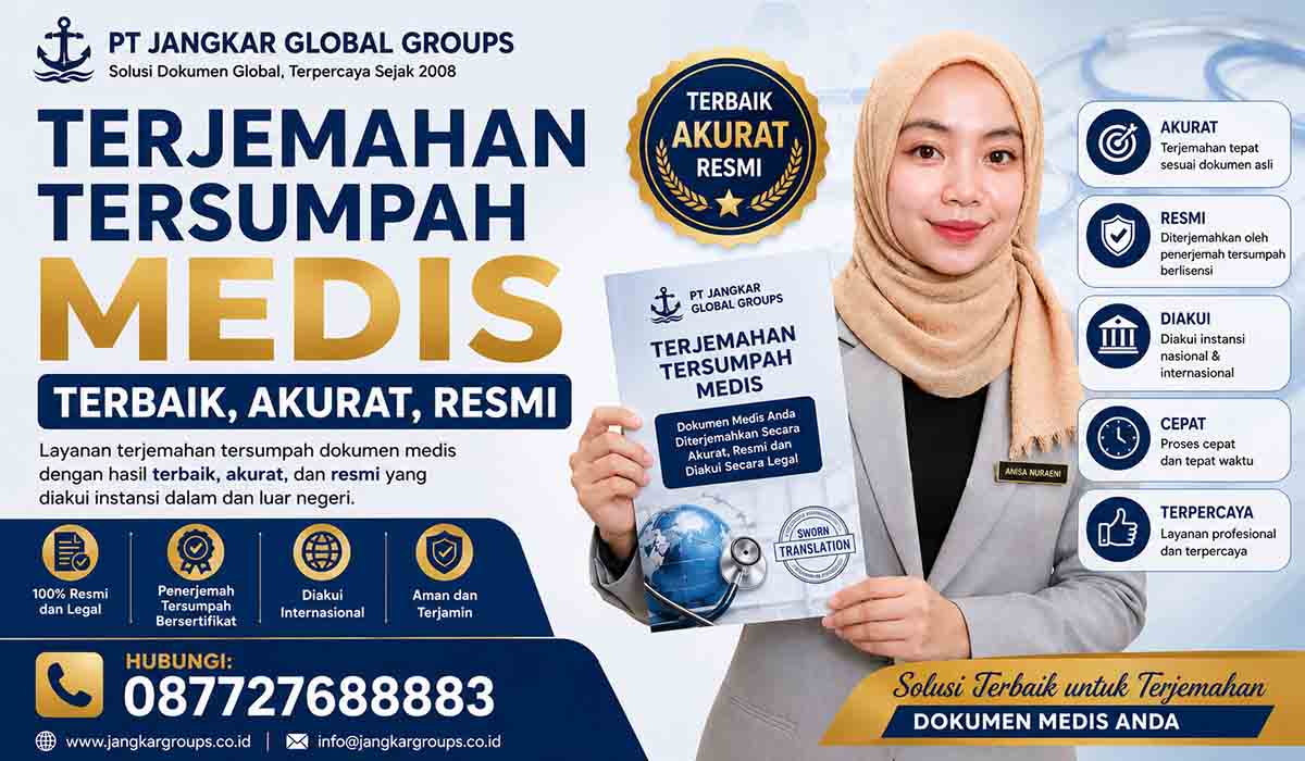 Terjemahan Tersumpah Medis Terbaik Akurat, Resmi