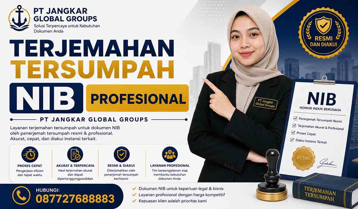 Terjemahan Tersumpah NIB Profesional