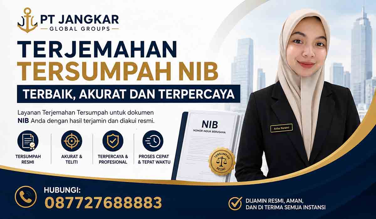 Terjemahan Tersumpah NIB Terbaik, Akurat dan Terpercaya