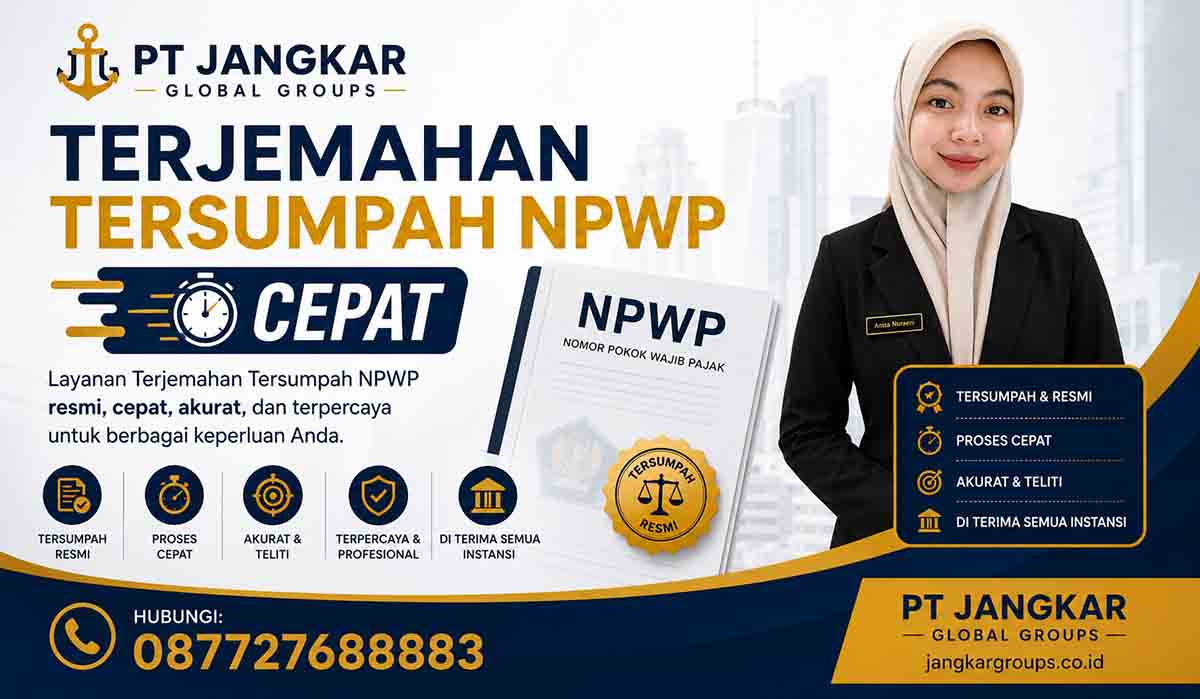Terjemahan Tersumpah NPWP Cepat
