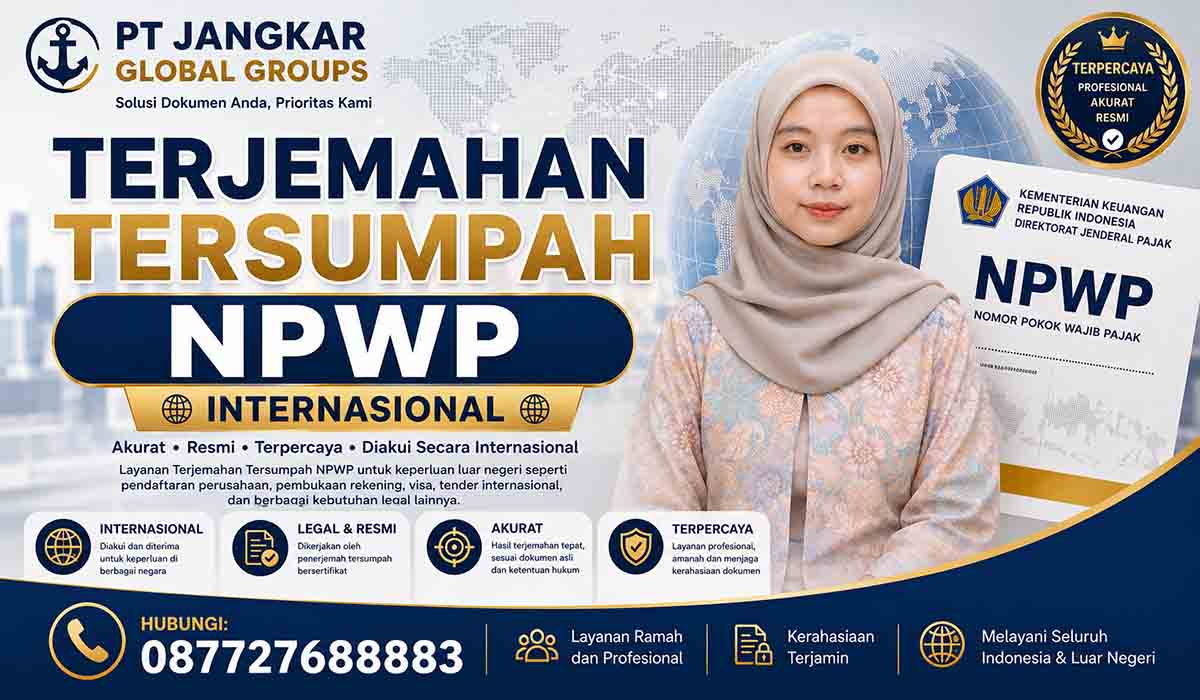 Terjemahan Tersumpah NPWP Internasional