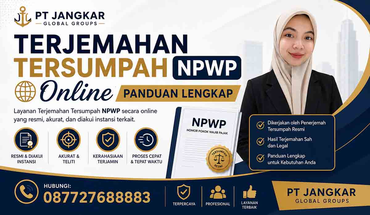 Terjemahan Tersumpah NPWP Online Panduan Lengkap