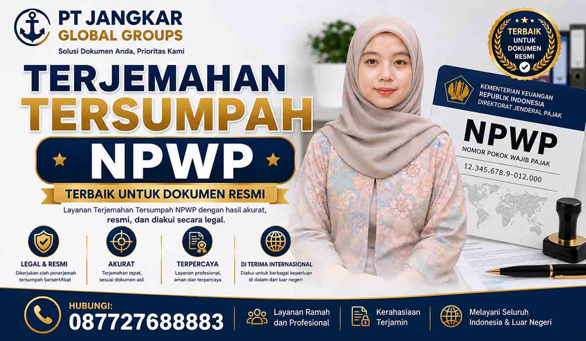 Terjemahan Tersumpah NPWP Terbaik untuk Dokumen Resmi