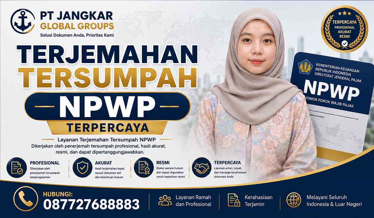 Terjemahan Tersumpah NPWP Terpercaya