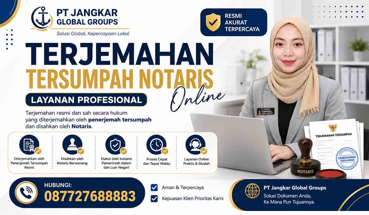 Terjemahan Tersumpah Notaris Online Layanan Profesional