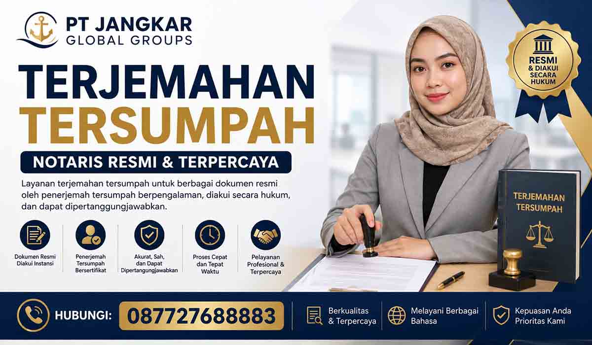 Terjemahan Tersumpah Notaris Resmi Terpercaya