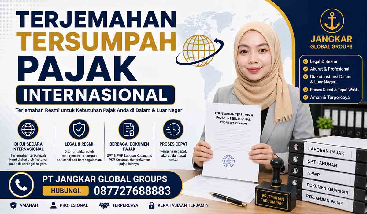 Terjemahan Tersumpah Pajak Internasional