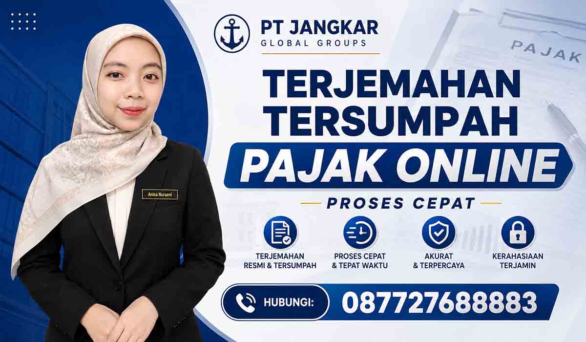 Terjemahan Tersumpah Pajak Online Proses Cepat