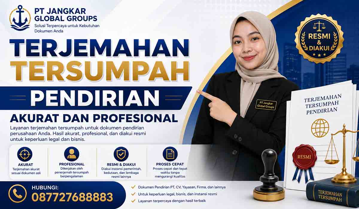Terjemahan Tersumpah Pendirian Akurat dan Profesional