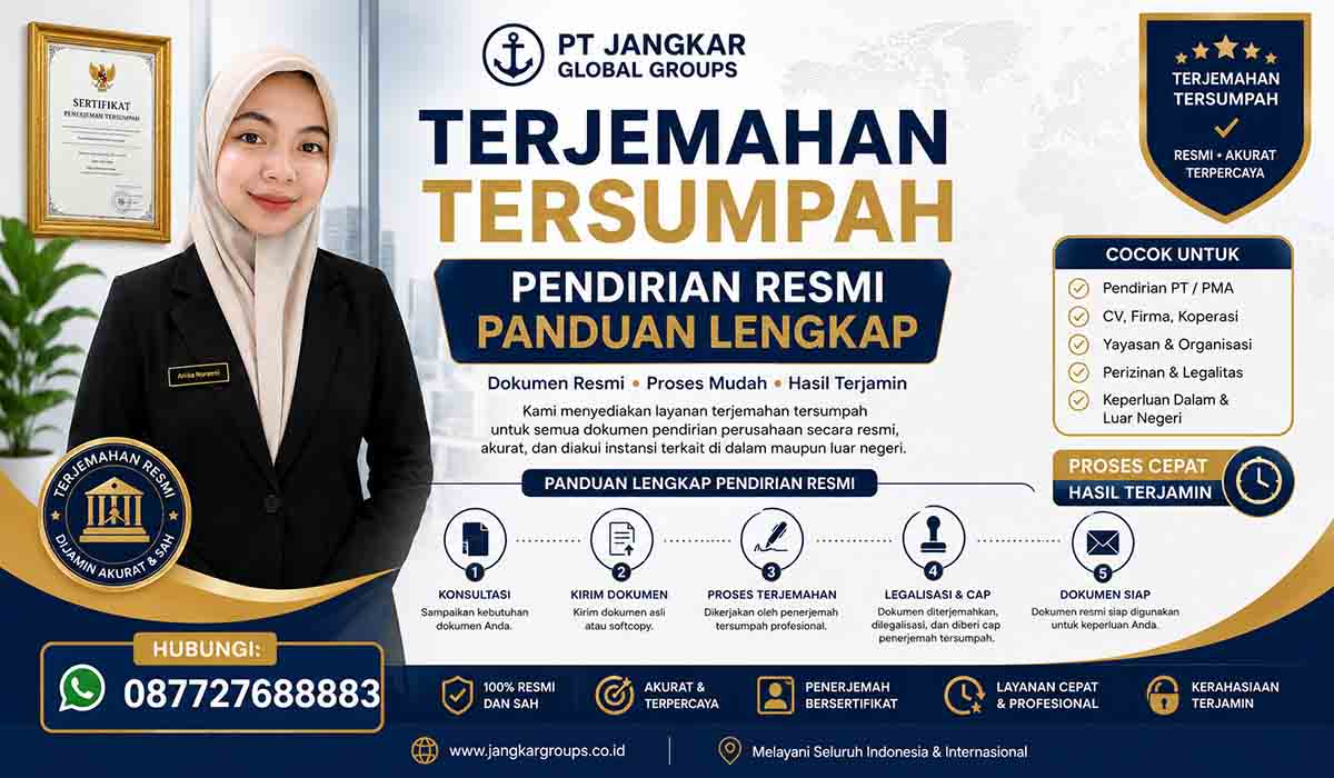 Terjemahan Tersumpah Pendirian Resmi Panduan Lengkap