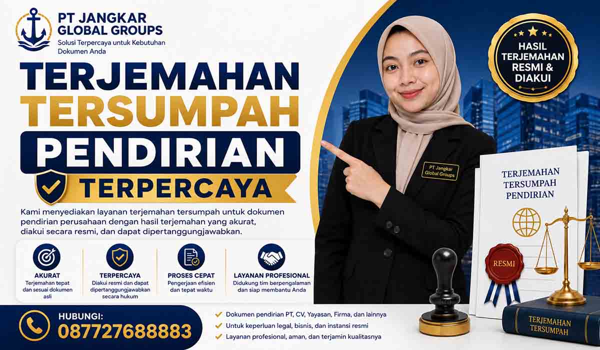 Terjemahan Tersumpah Pendirian Terpercaya