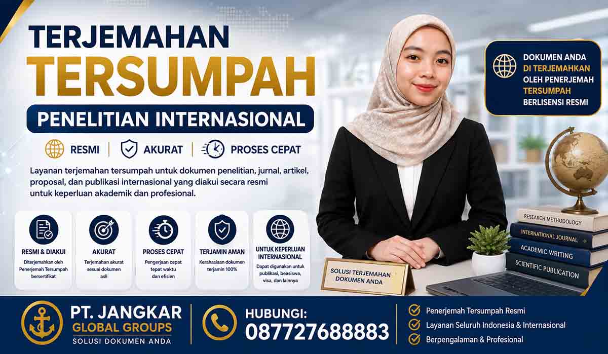Terjemahan Tersumpah Penelitian Internasional