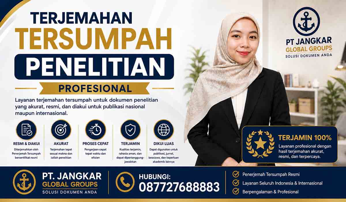 Terjemahan Tersumpah Penelitian Profesional