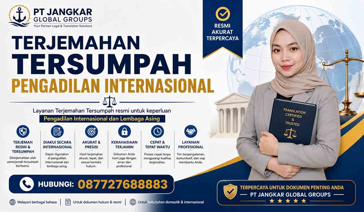 Terjemahan Tersumpah Pengadilan Internasional
