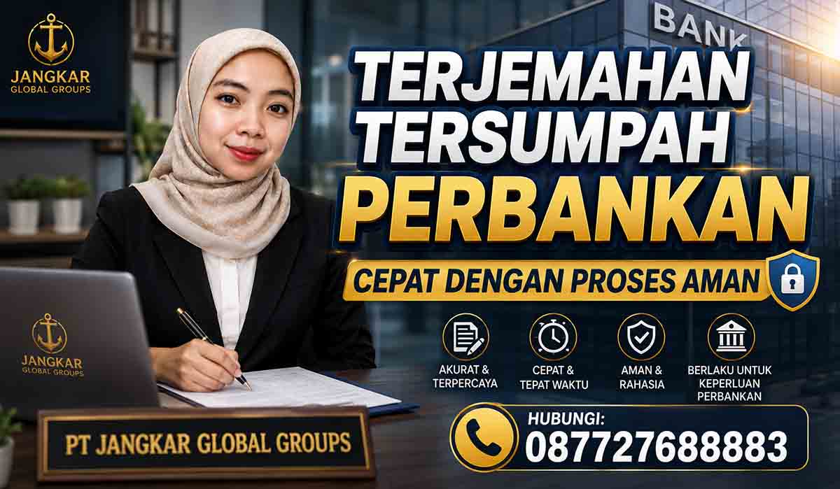 Terjemahan Tersumpah Perbankan Cepat dengan Proses Aman