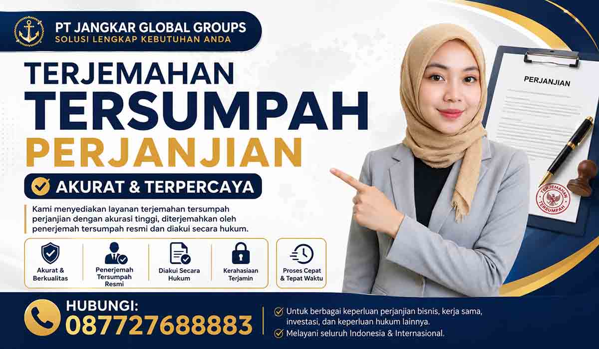 Terjemahan Tersumpah Perjanjian Akurat