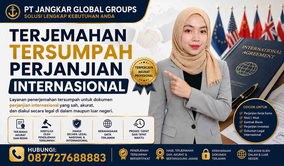 Terjemahan Tersumpah Perjanjian Internasional