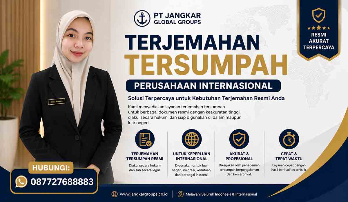 Terjemahan Tersumpah Perusahaan Internasional